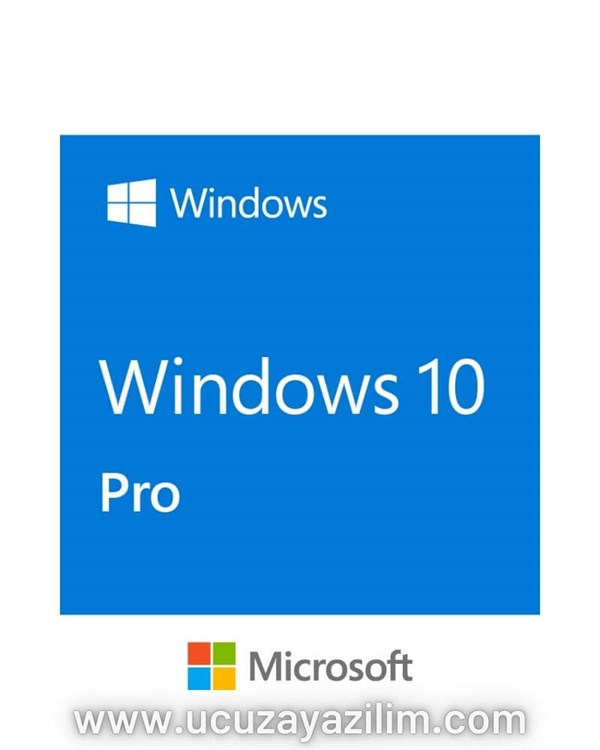 MicrosoftWindows 10 Pro Retail Key 32-64 Bit Türkçe 1 PCİşletim Sistemleri
